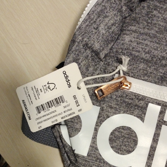 Adidas Charcoal Mini Backpack - Picture 2 of 7